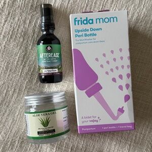 Brand new postpartum lot - Peri bottle, After Ease, and Aloe